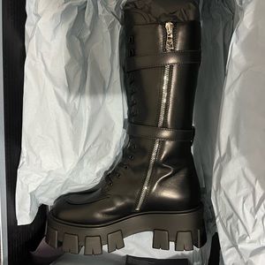 Prada Combat Boots